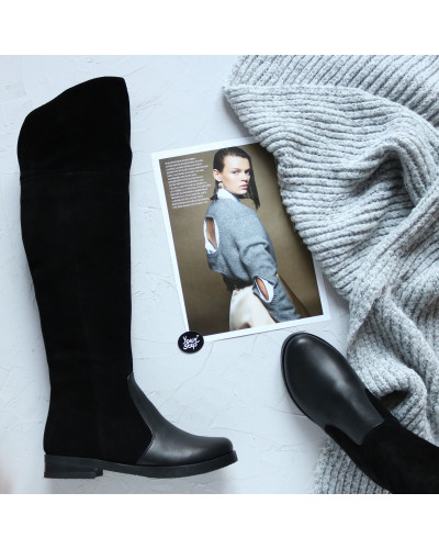 Чорні ботфорти Арт 12-31V