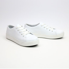 Кеди із білої шкіри Арт. 33-1(Ls8)