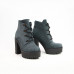 Ботинки темно-серого цвета из замши  Арт. 18-10Al4-0010