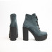 Ботинки темно-серого цвета из замши  Арт. 18-10Al4-0010