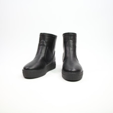Ботинки из черной кожи Арт. 12-19Ls