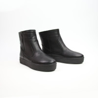 Ботинки из черной кожи Арт. 12-19Ls