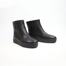 Ботинки из черной кожи Арт. 12-19Ls