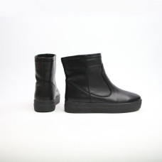 Ботинки из черной кожи Арт. 12-19Ls