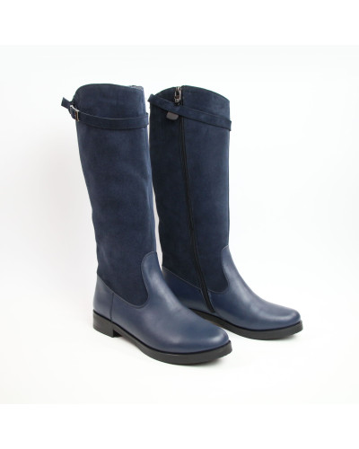 Чоботи синього кольору Арт. 12-17V