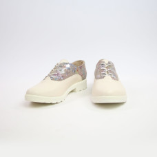 Туфлі з бежевої шкіри Арт. 05-6/129