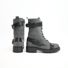 Черевики із сірого нубуку Арт. 12-30R/21855