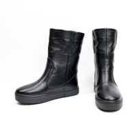 Полусапоги из черной кожи флотар Арт. 12-2/21613