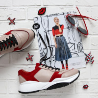 Кросівки бежевого кольору Арт. Т-3/21974