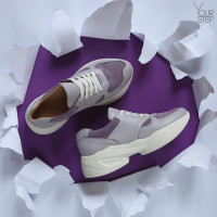 Кросівки із замші та шкіри Арт. 15-2/176