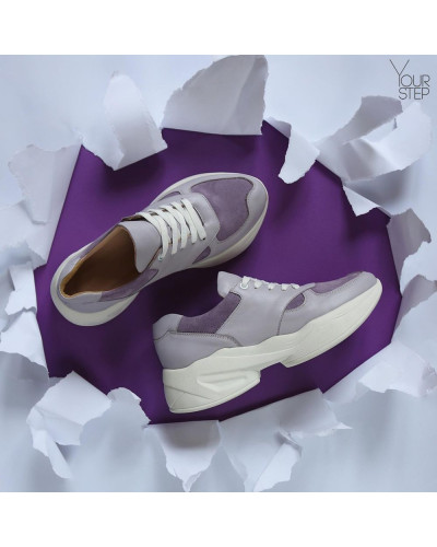 Кросівки із замші та шкіри Арт. 15-2/176