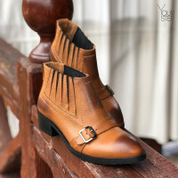 Руді шкіряні черевики Арт. 306-1