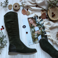 Чоботи кольору хакі Арт. 12-7(Sn4)