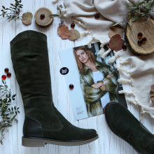 Чоботи кольору хакі Арт. 12-7(Sn4)