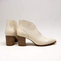 Ботильоны с глубоким вырезом из натуральной кожи флотар Арт. 657-7/41Ок-str