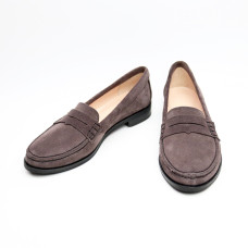 Мокасины из замши цвета какао Арт. 05-10(Mar4)