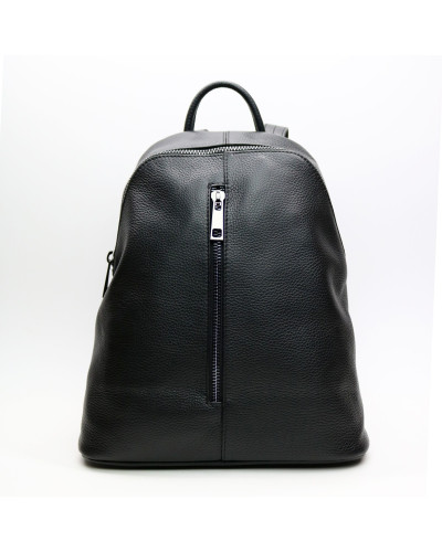 Рюкзак з м'якої шкіри чорного кольору Арт. YS-2878