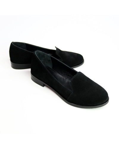 Сліпери із чорної замші Арт. 05-3К(Mr4)