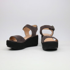 Босоніжки з замші на танкетці Арт. 352-2