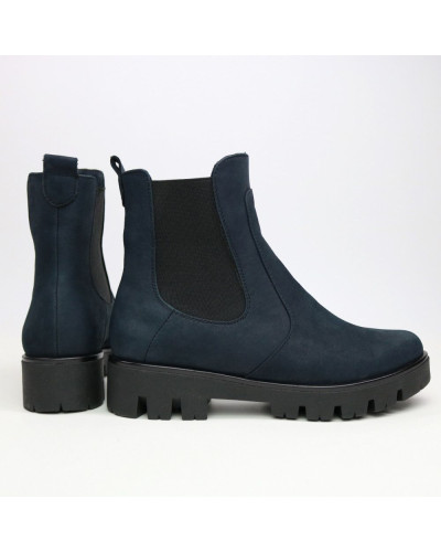 Челсі із синього нубука Арт. 12-1(S2)