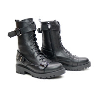 Черевики із чорної шкіри Арт. 12-30R/21855