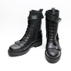 Черевики із чорної шкіри Арт. 12-30R/21855