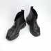 Ботинки из черной кожи с молнией спереди Арт. As-7/21950