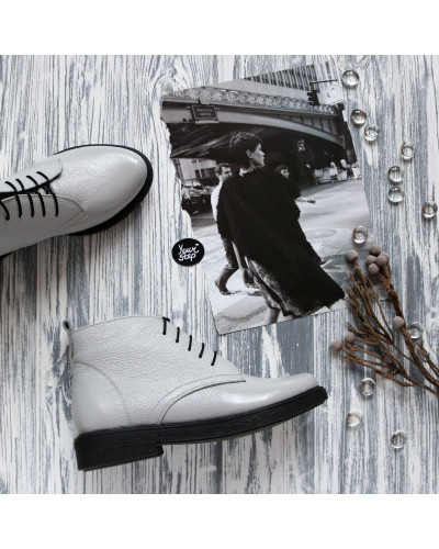 Лакові черевики сірого кольору Арт. 12-20(Sn4)