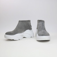 Ботинки из светло-серой замши Арт. As-6/21968