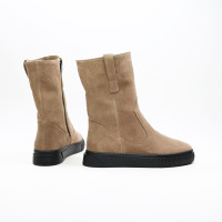 Ботинки из замши цвета капучино Арт. 12-2/21852