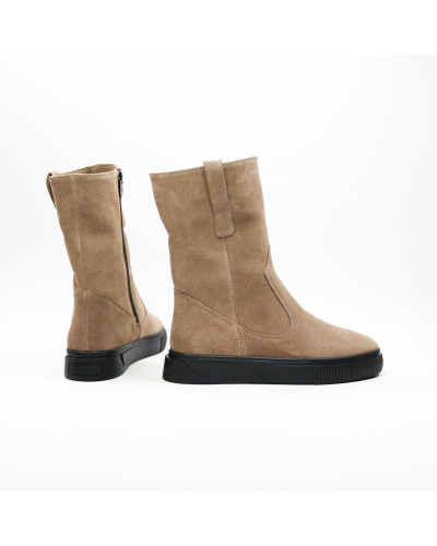 Ботинки из замши цвета капучино Арт. 12-2/21852