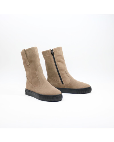 Ботинки из замши цвета капучино Арт. 12-2/21852