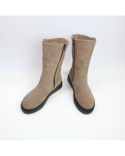 Ботинки из замши цвета капучино Арт. 12-2/21852