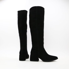 Прямі чоботи на підборах Арт. 657-14/w324Ок