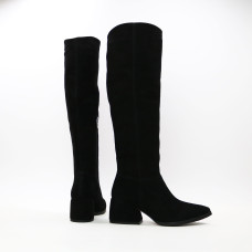 Прямі чоботи на підборах Арт. 657-14/w324Ок