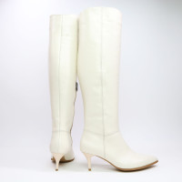 Бежеві класичні чоботи на шпильці Арт. 657-14/36