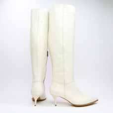 Бежеві класичні чоботи на шпильці Арт. 657-14/36