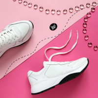 Білі шкіряні кросівки Арт. Т-3/21974