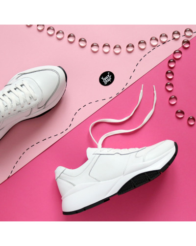 Білі шкіряні кросівки Арт. Т-3/21974