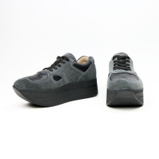 Кросівки з сірої замші Арт. 15-2/21873