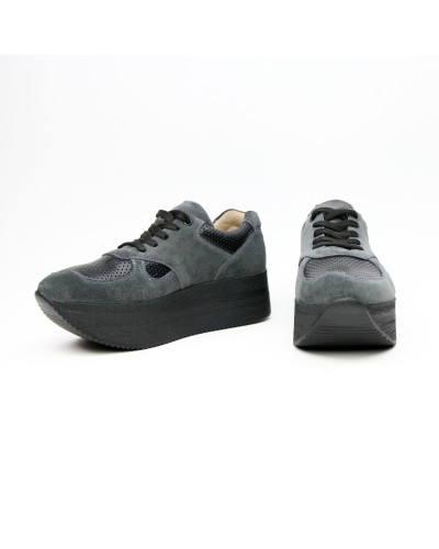 Кросівки з сірої замші Арт. 15-2/21873