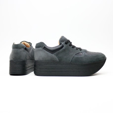 Кросівки з сірої замші Арт. 15-2/21873