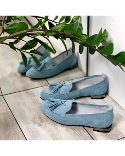 Замшеві лофери Арт. 156-1