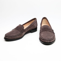 Мокасины из замши цвета какао Арт. 05-10(Mar4)