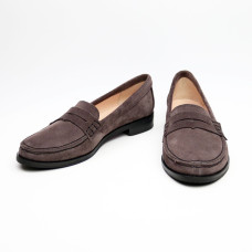 Мокасины из замши цвета какао Арт. 05-10(Mar4)