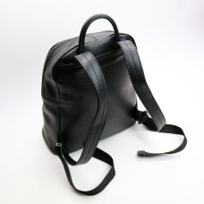 Рюкзак з м'якої шкіри чорного кольору Арт. YS-2878