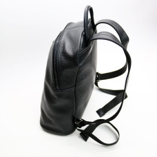 Рюкзак з м'якої шкіри чорного кольору Арт. YS-2878
