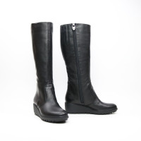 Чоботи на танкетці з натуральної шкіри Арт.30-1(Ir3)