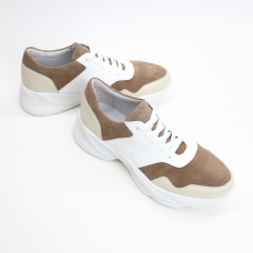 Кросівки у бежевих відтінках Арт. Kr-4/188