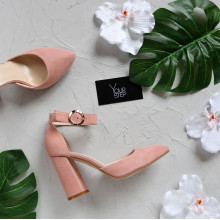 Босоніжки з натурального велюру Арт. 35-7/44Ок